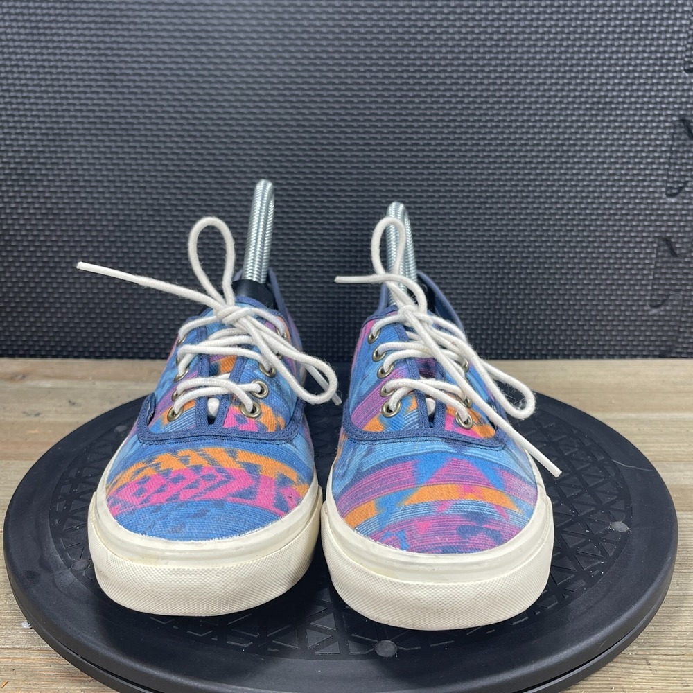 VANS Off The Wall Womens Sz 7.5 Mens Sz 6 Tribal Aztec Low Top Shoes Sneakers - Picture 2 of 9